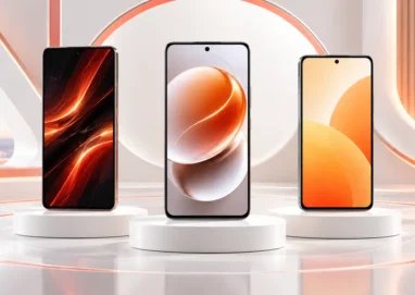 Três celulares representando os melhores modelos Xiaomi, Redmi e POCO custo-benefício de 2026.